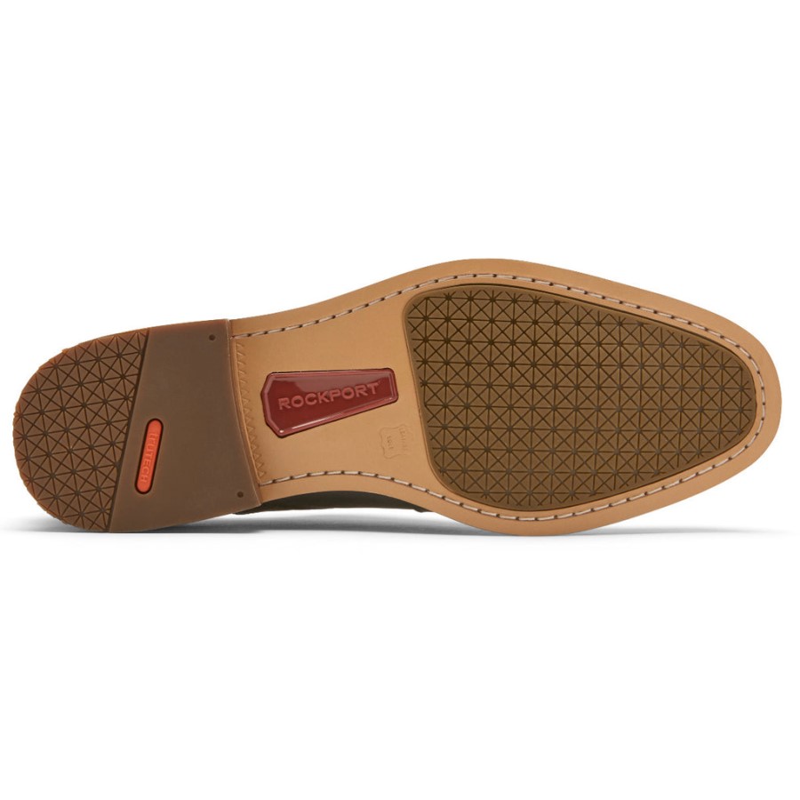 Rockport Men's Total Motion Office Plain Toe Oxford Steel Grey