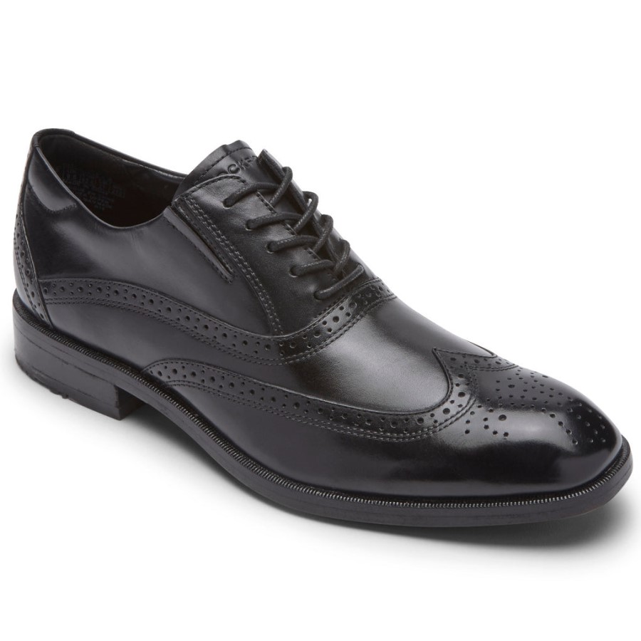Rockport Men's Total Motion Office Wingtip Black