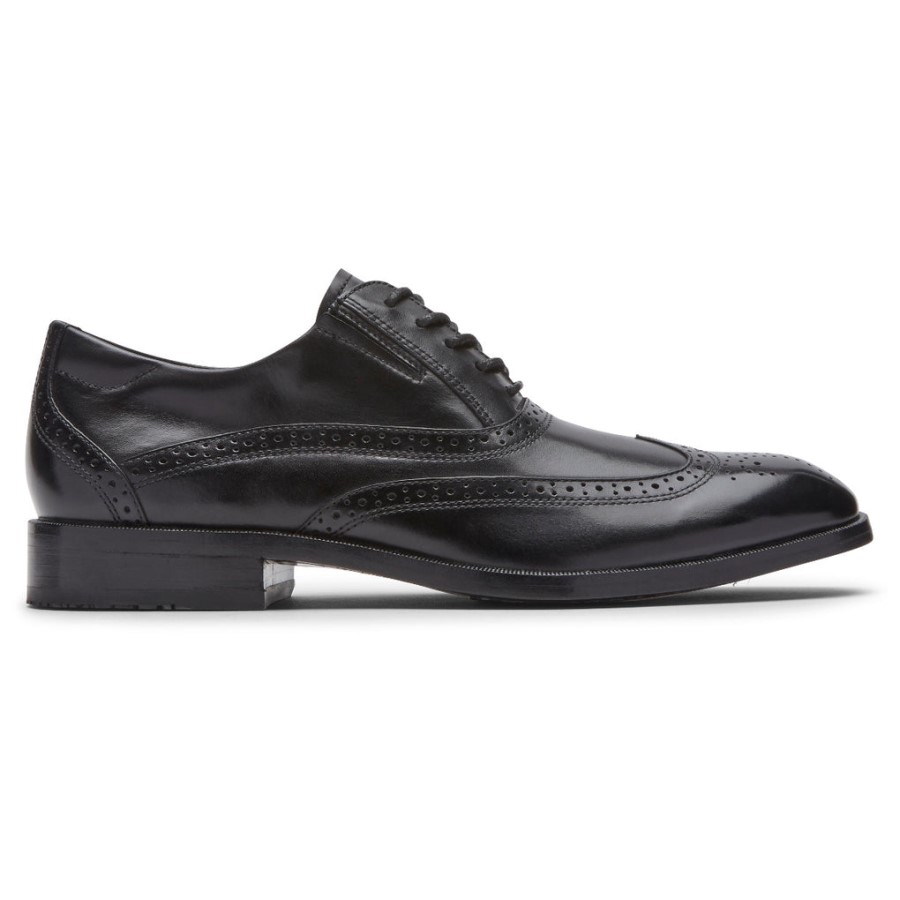 Rockport Men's Total Motion Office Wingtip Black