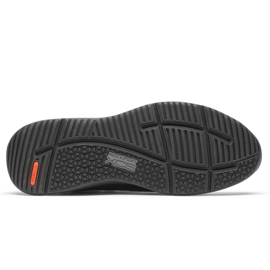 Rockport Men's Total Motion Trail Slip-On-Waterproof Black