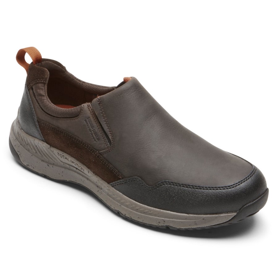Rockport Men's Total Motion Trail Slip-On-Waterproof Java