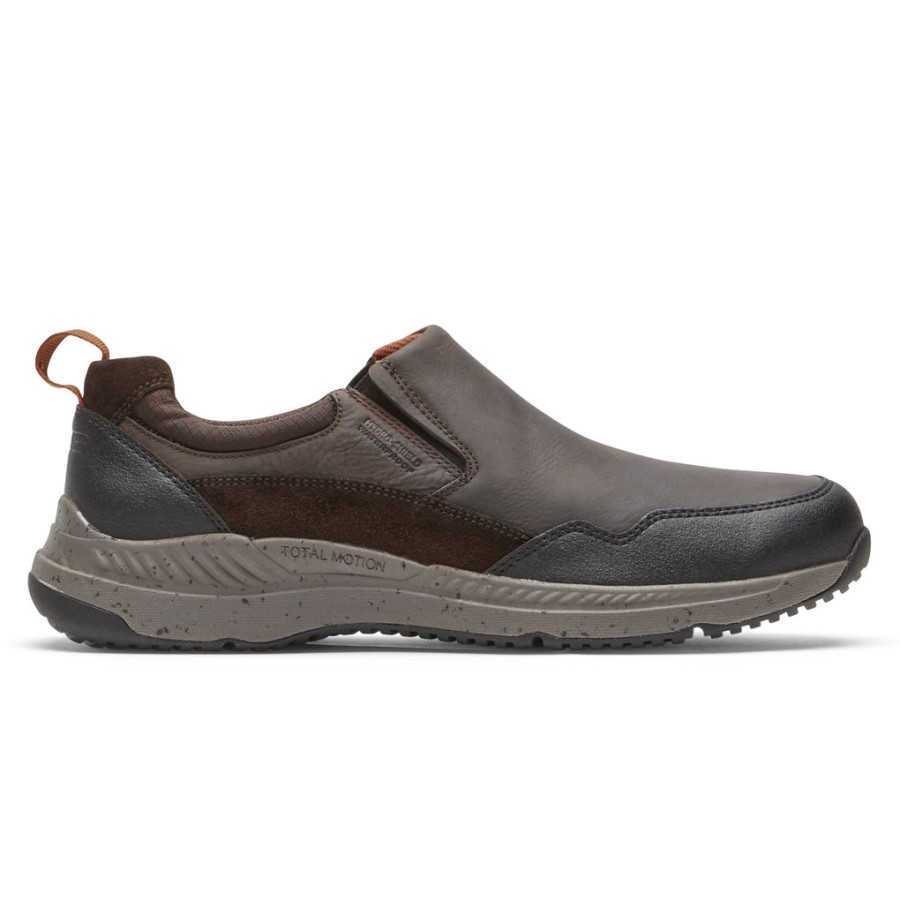 Rockport Men's Total Motion Trail Slip-On-Waterproof Java