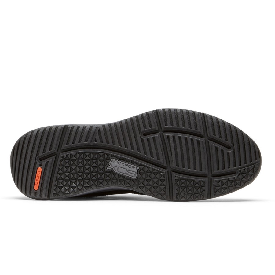 Rockport Men's Total Motion Trail Sneaker-Waterproof Black