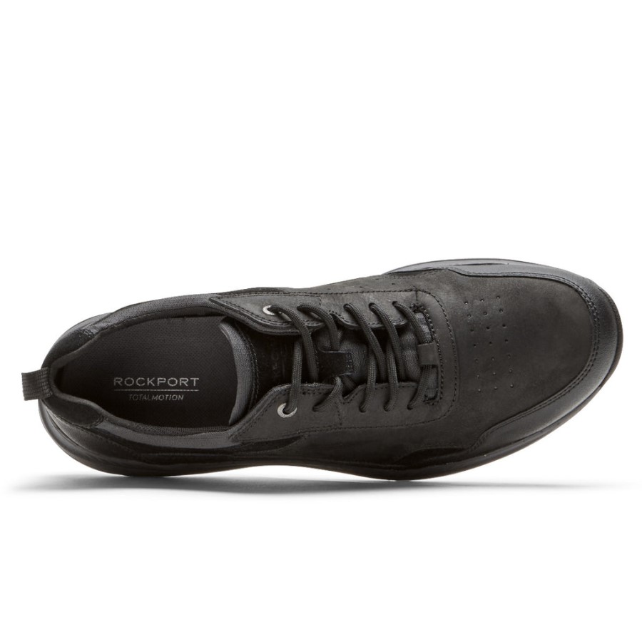 Rockport Men's Total Motion Trail Sneaker-Waterproof Black