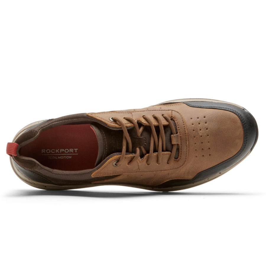 Rockport Men's Total Motion Trail Sneaker-Waterproof Tan