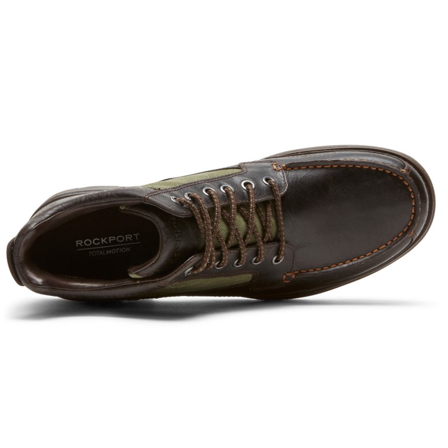 Rockport Men's Total Motion Trek Keota Boot-Waterproof Java