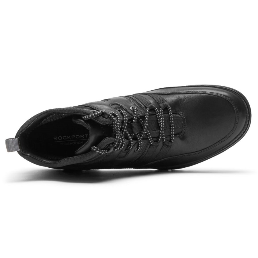Rockport Men's Total Motion Trek Modern Boot-Waterproof Black