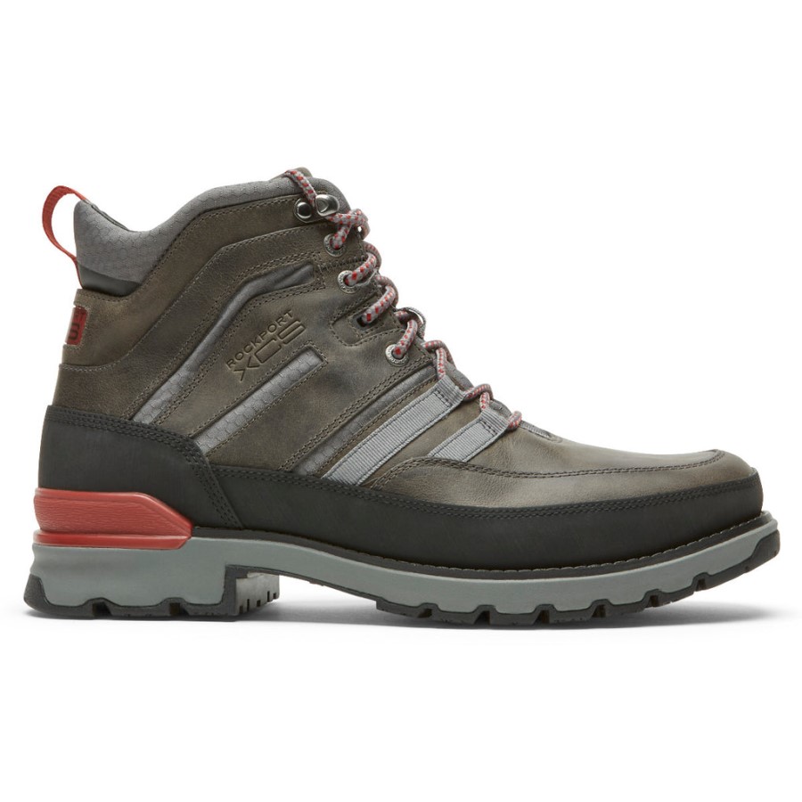 Rockport Men's Total Motion Trek Modern Boot-Waterproof Steel Grey