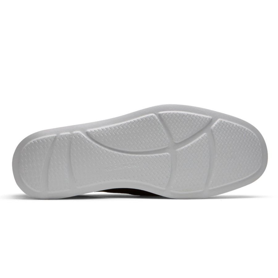 Rockport Men's Tucker Venetian Crush Back Loafer New Dress Blues