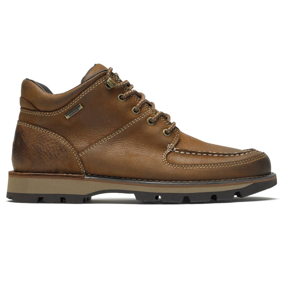 Rockport Men's Umbwe II Waterproof Chukka Boot Boston Tan Leather
