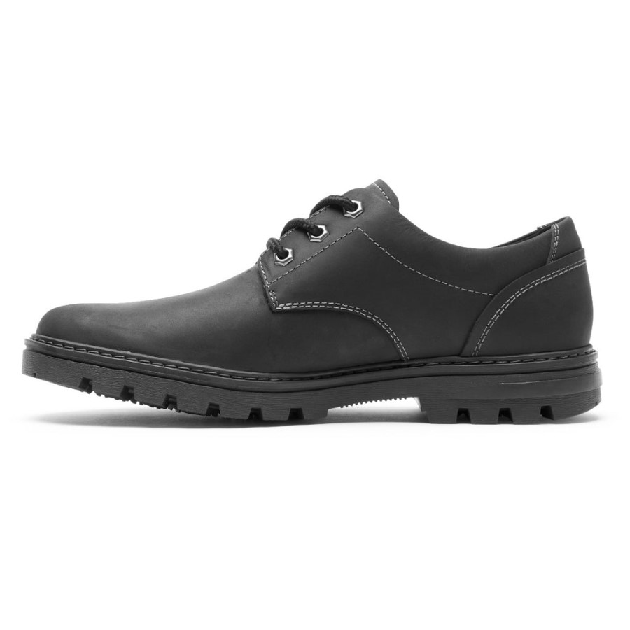 Rockport Men's Weather Or Not Oxford-Waterproof Black Leather