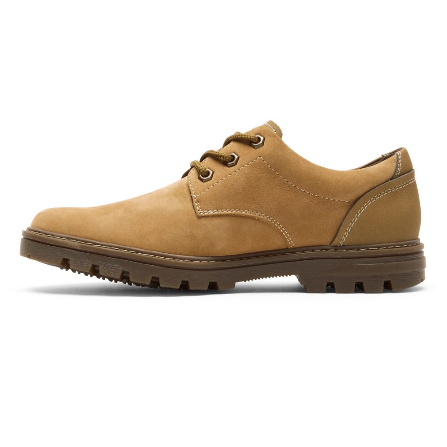 Rockport Men's Weather Or Not Oxford-Waterproof Wheat Nubuck