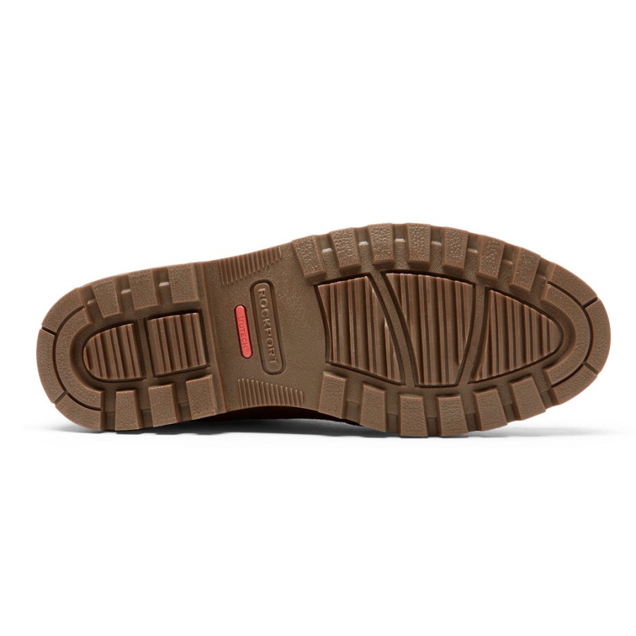 Rockport Men's Weather-Ready Boot-Waterproof Snuff Suede