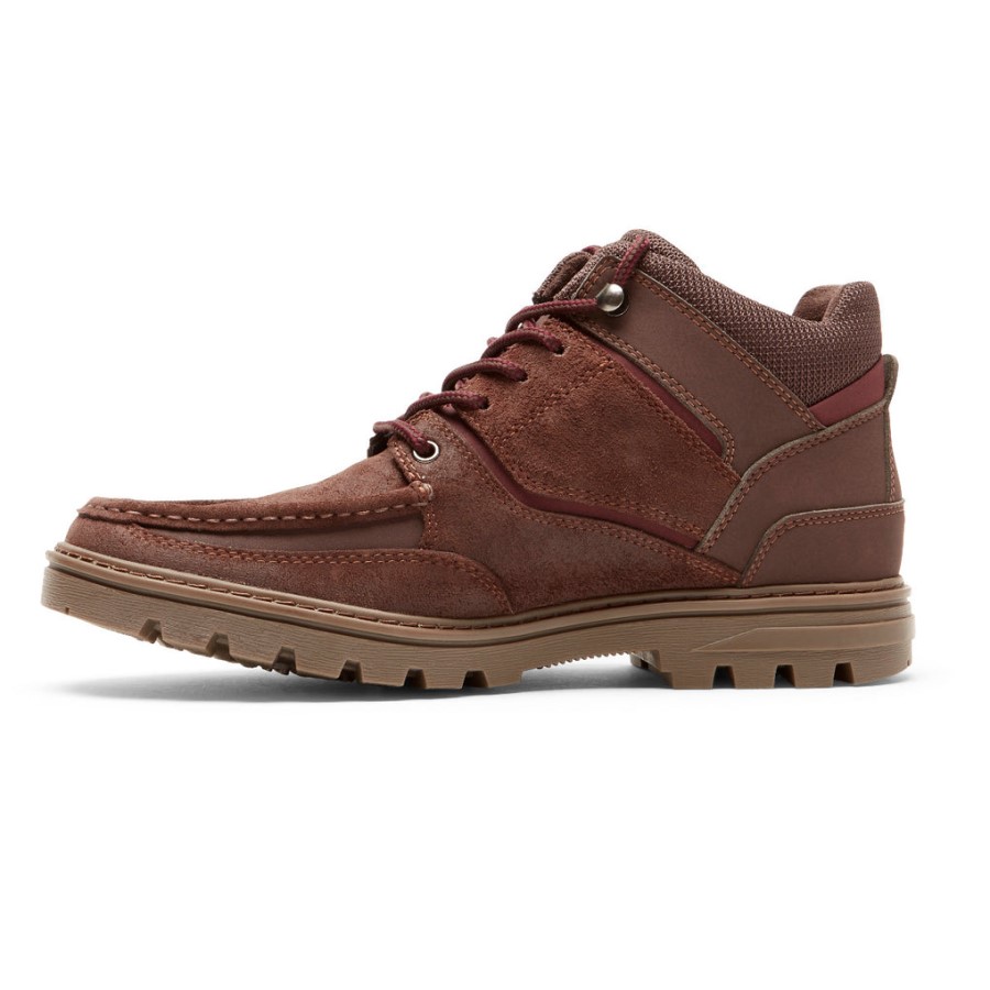 Rockport Men's Weather-Ready Boot-Waterproof Snuff Suede