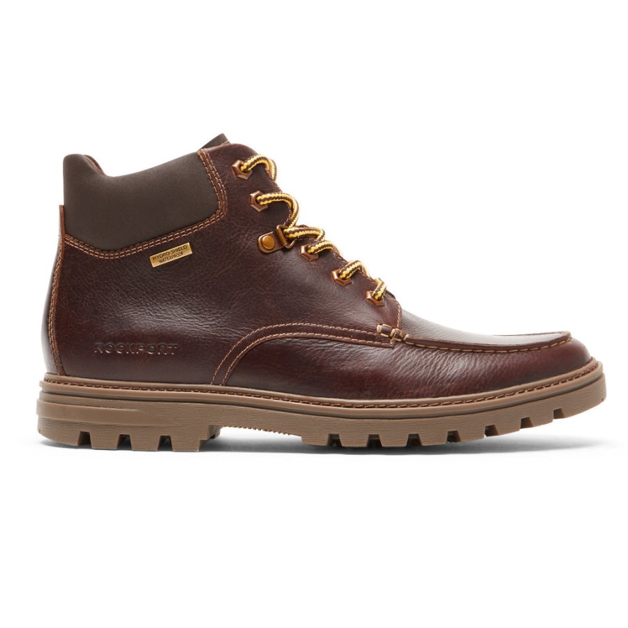 Rockport Men's Weather or Not Moc Toe Boot-Waterproof Monks Robe Leather