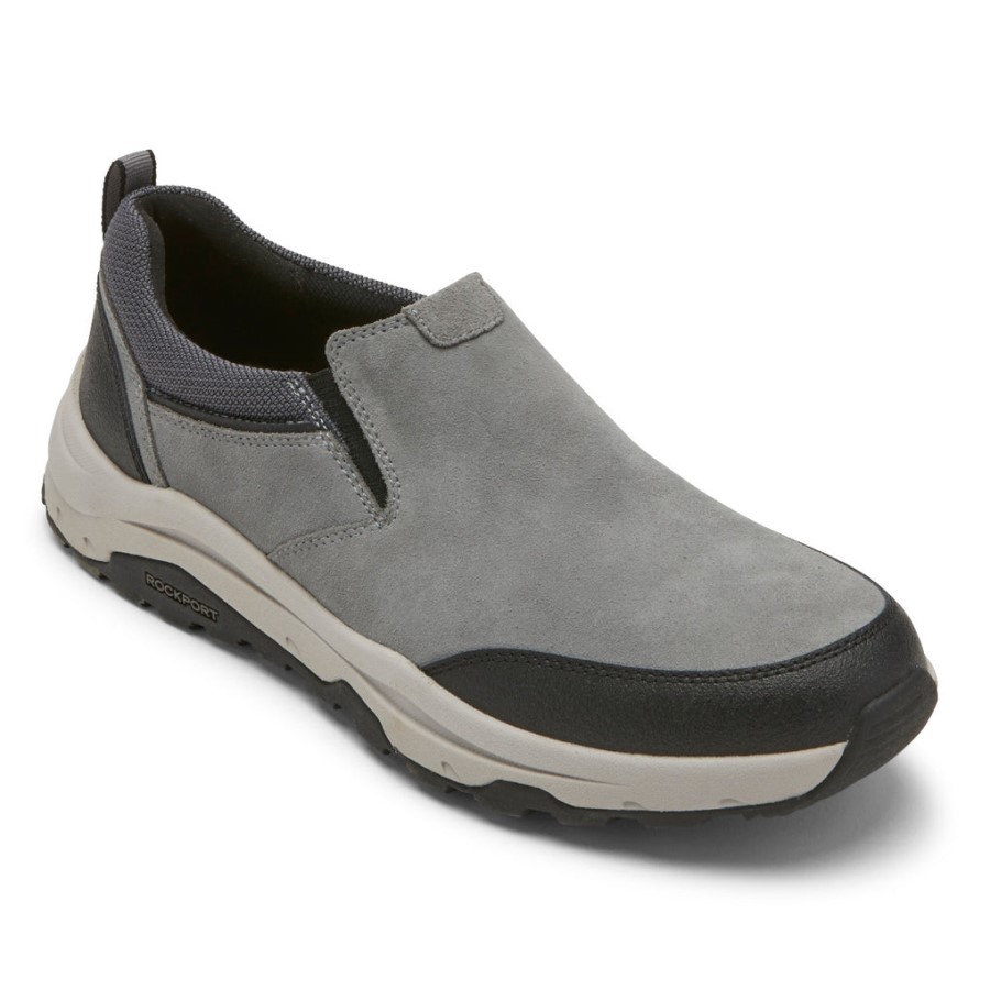 Rockport Men's XCS Birchfield Slip-On Trekker New Griffin Suede