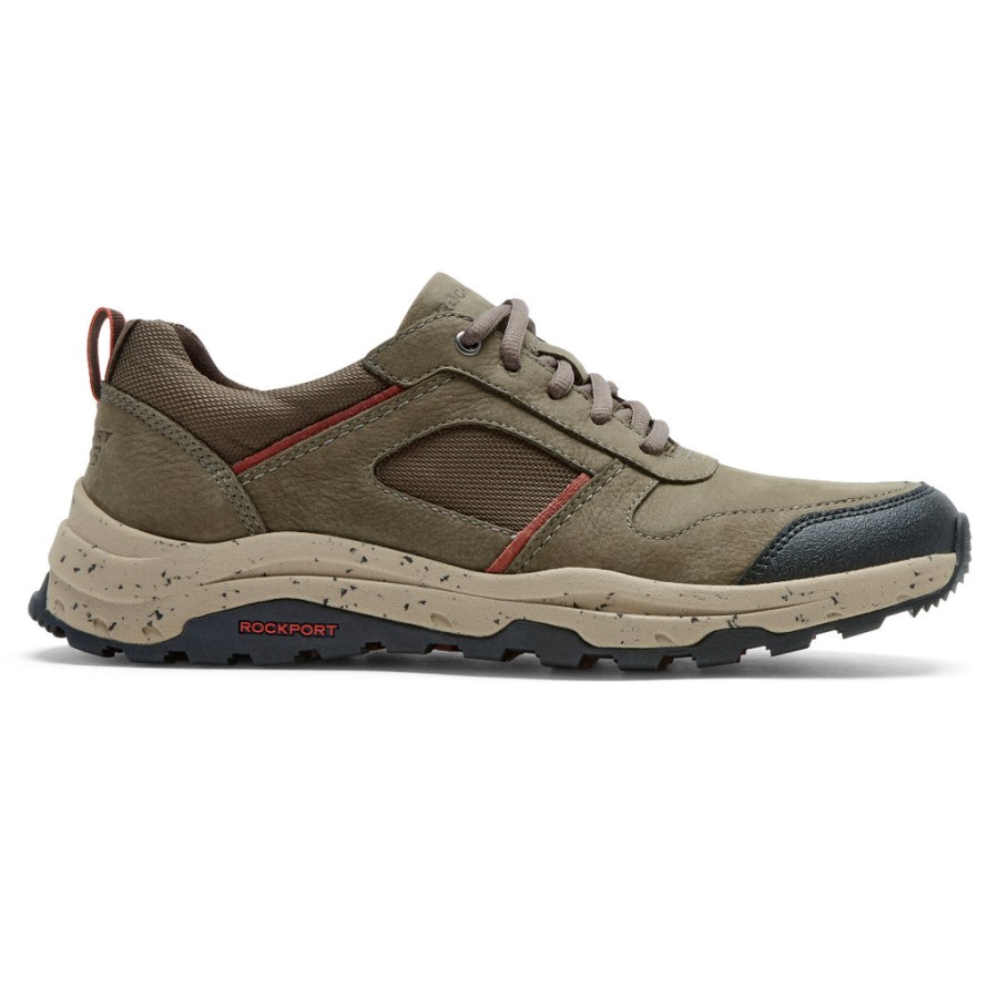 Rockport Men's XCS Pathway Waterproof Ubal Trekker Breen Nubuck