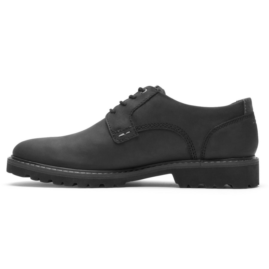 Rockport Men's XCS Plain Toe Oxford-Waterproof Black