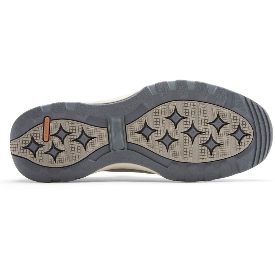 Rockport Men's XCS Spruce Peak Slip-On Sneaker Stone Nubuck Mesh