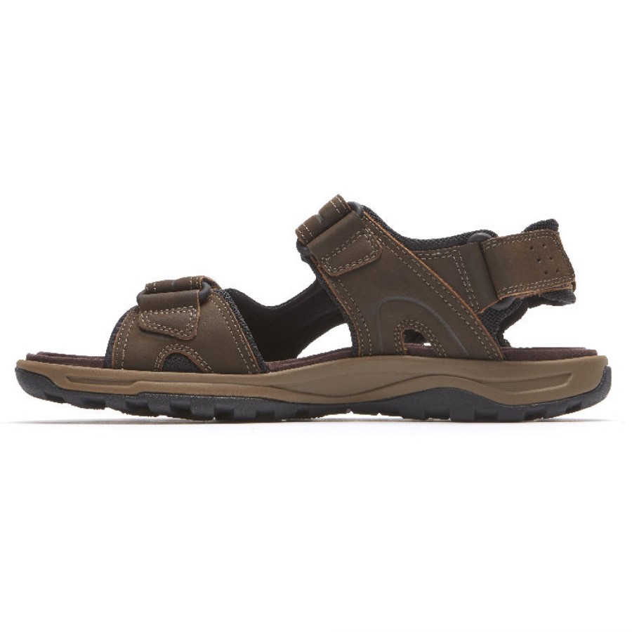 Rockport Men's XCS Trail Technique Adjustable Sandal Brown