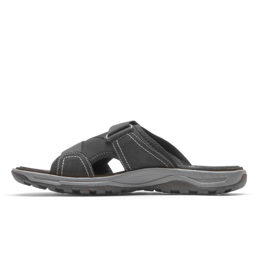 Rockport Men's XCS Trail Technique II Velcro Slide Black