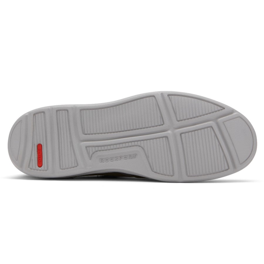 Rockport Men's Zaden 5-Eye Ubal Sneaker New Dress Blues Nubuck Canvas