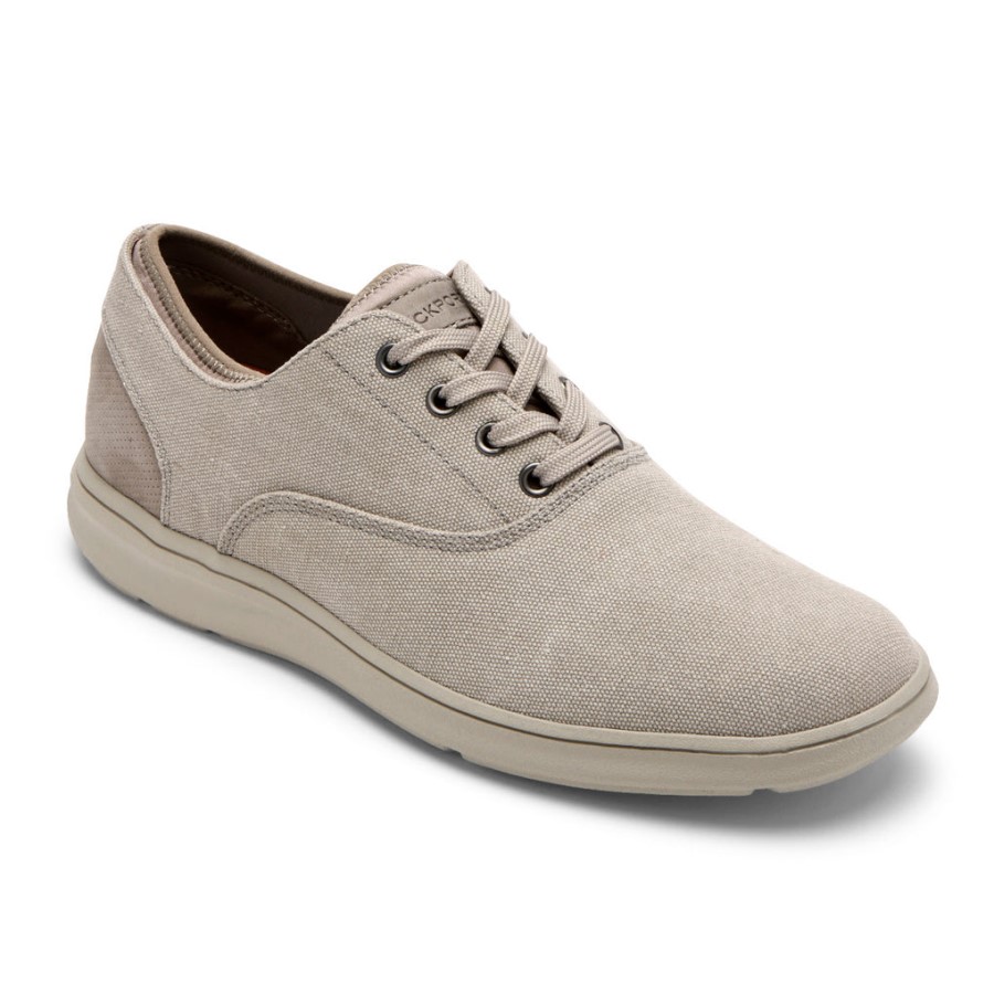 Rockport Men's Zaden CVO Sneaker Dove Canvas Nubuck