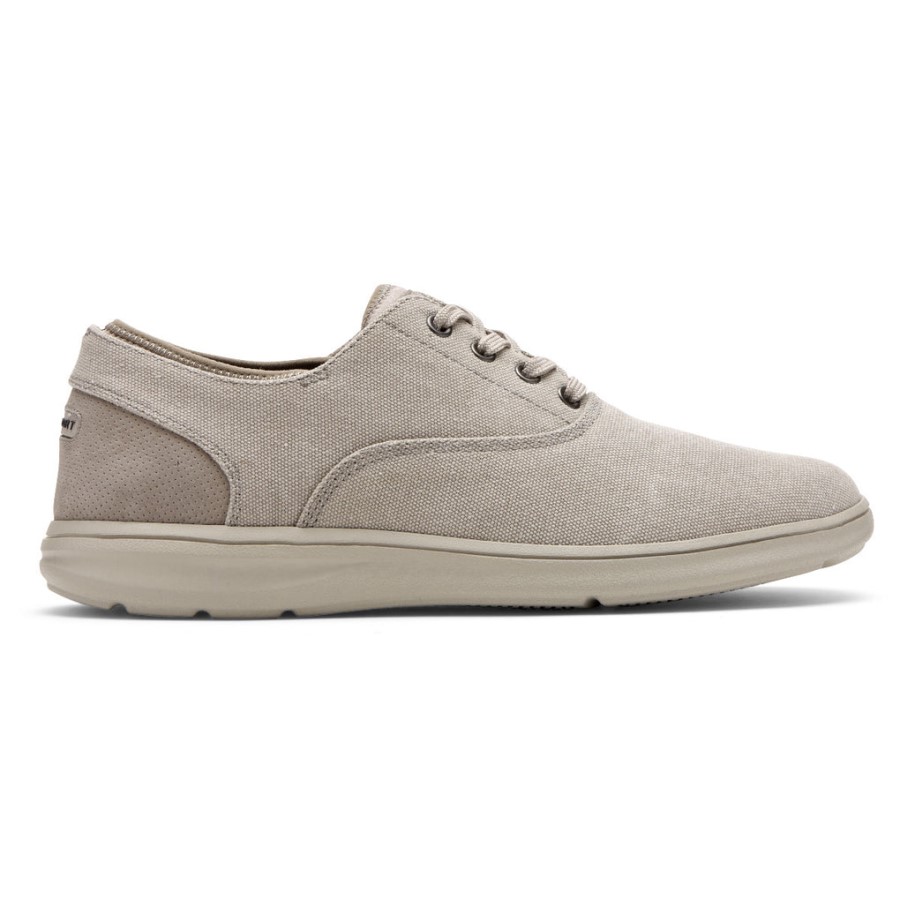 Rockport Men's Zaden CVO Sneaker Dove Canvas Nubuck
