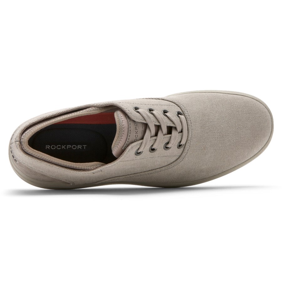 Rockport Men's Zaden CVO Sneaker Dove Canvas Nubuck