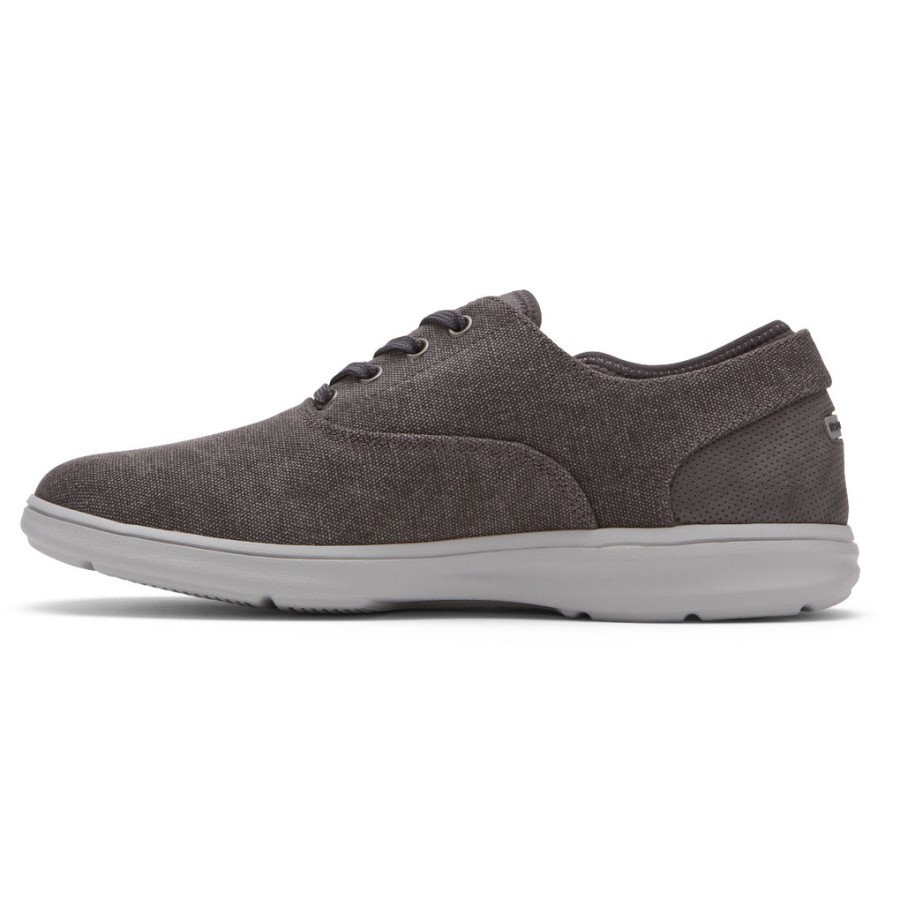 Rockport Men's Zaden CVO Sneaker Magnet Canvas Nubuck