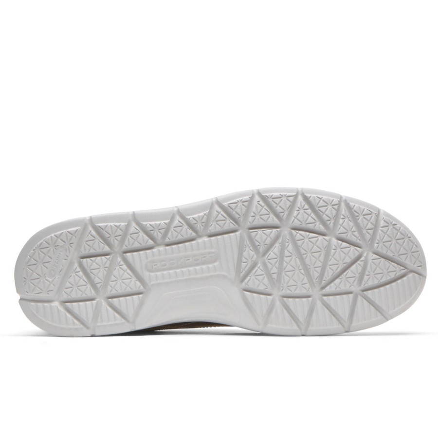 Rockport Men's truFLEX Cayden Sneaker Steel Grey Leather Suede