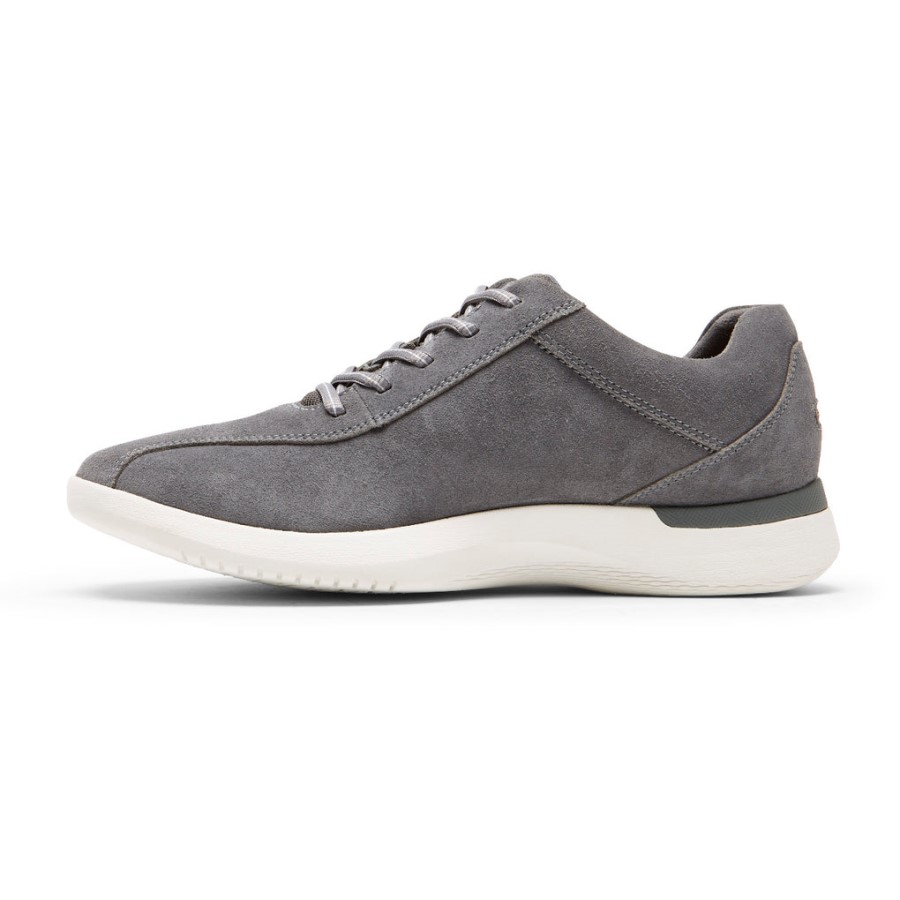 Rockport Men's truFLEX Fly Taconic Sneaker Steel Grey Suede