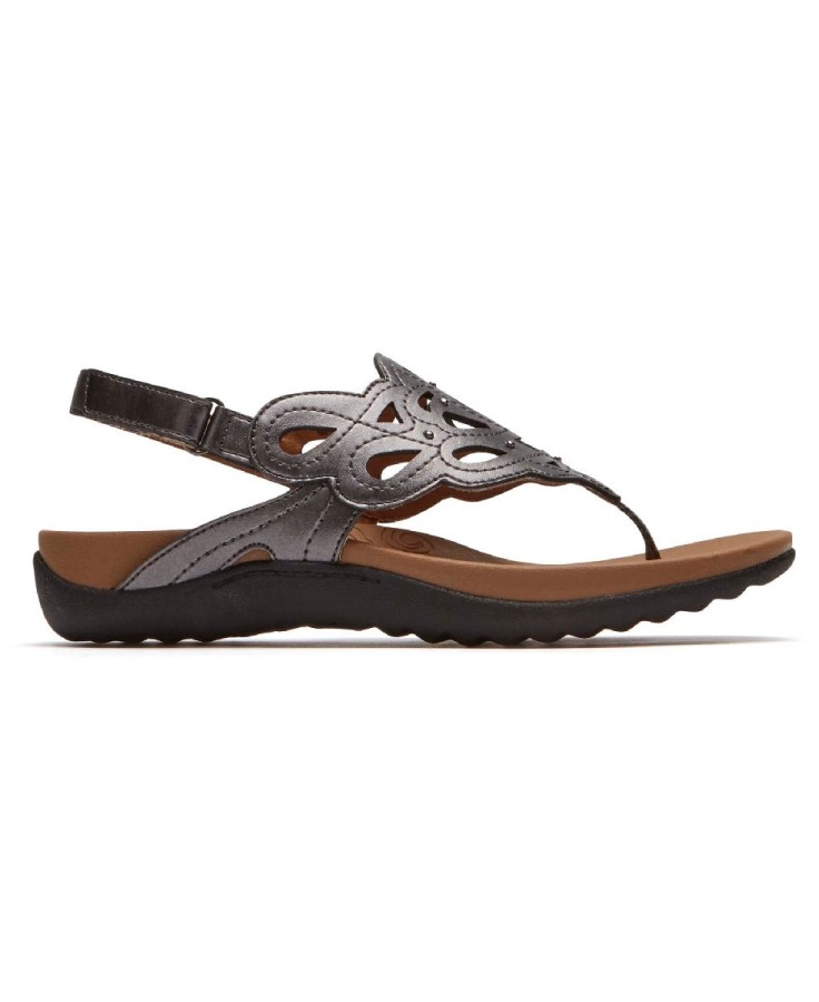 Rockport Ridge Sling Sandal Pewter