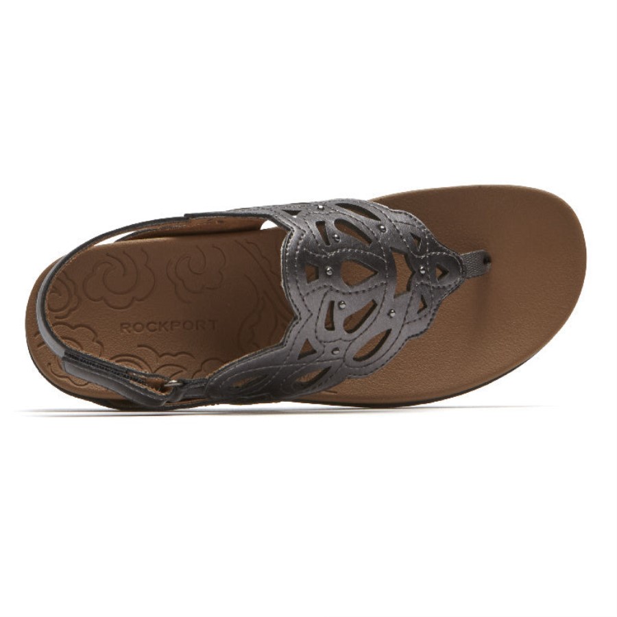 Rockport Ridge Sling Sandal Pewter