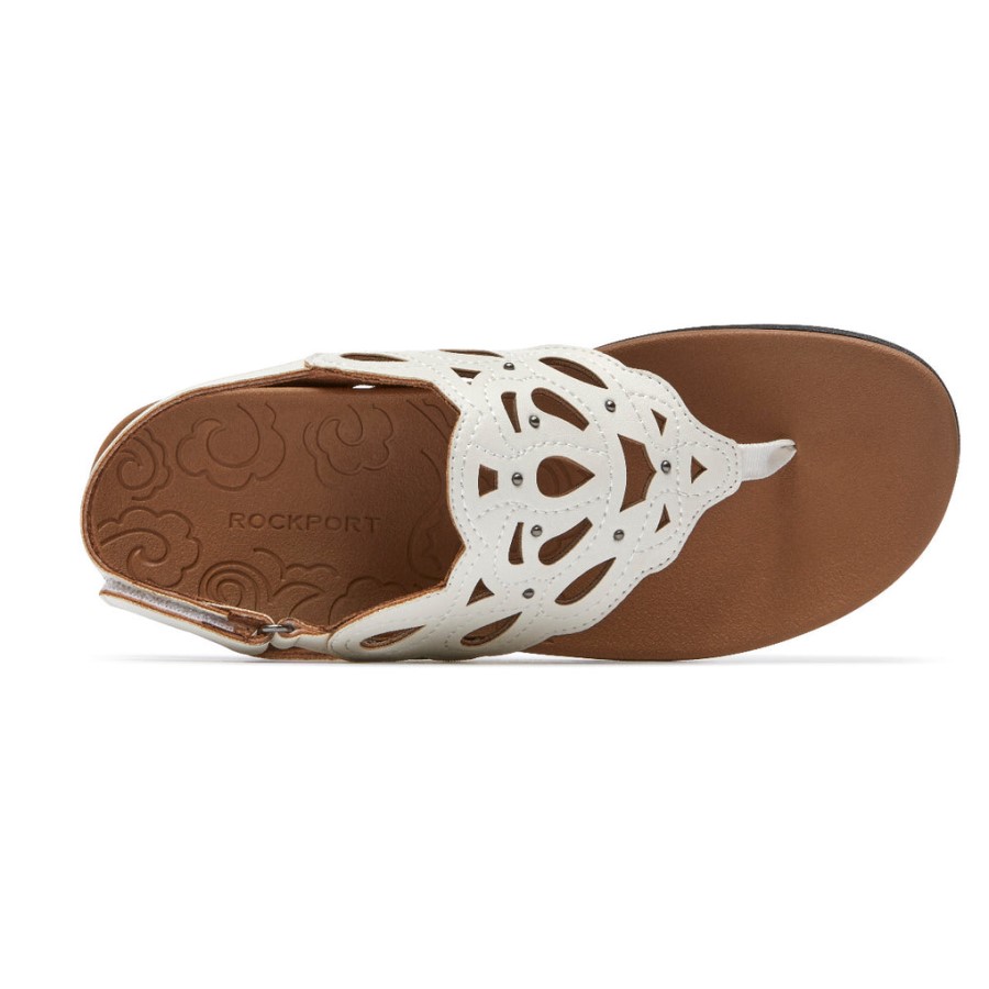 Rockport Ridge Sling Sandal White