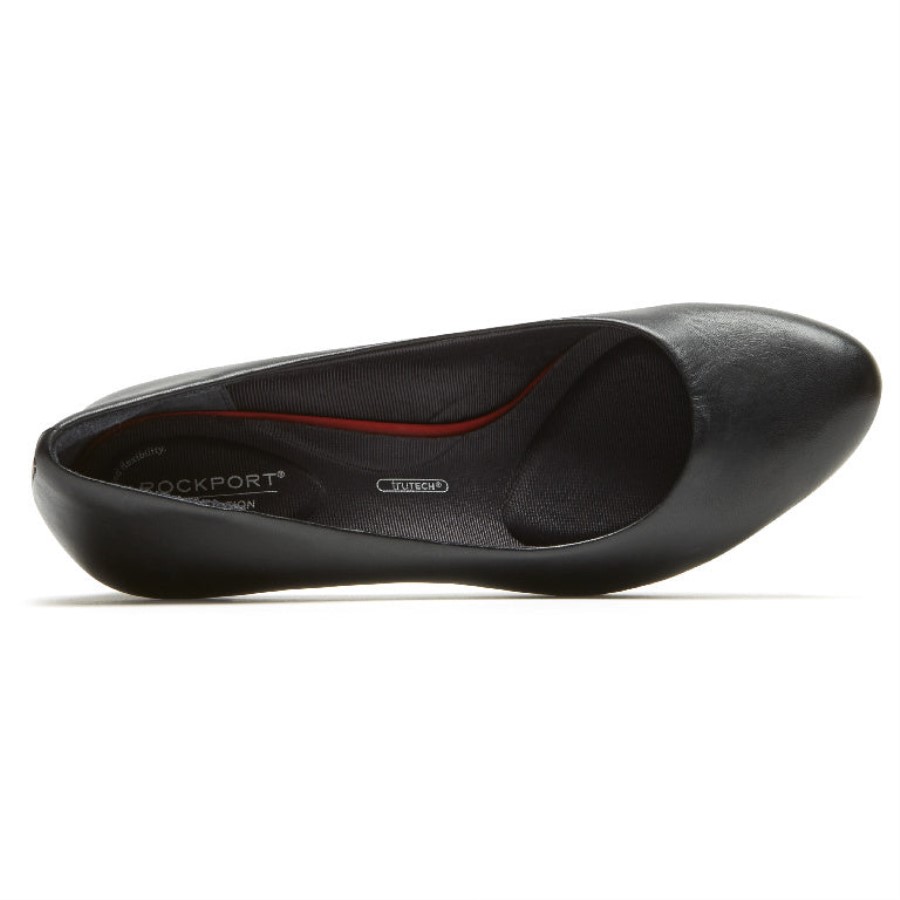 Rockport Total Motion Leah Pump Black Nappa