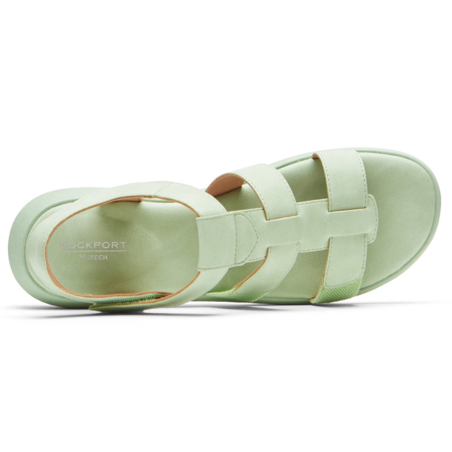Rockport Women's Abbie T-Strap Sandal Celery