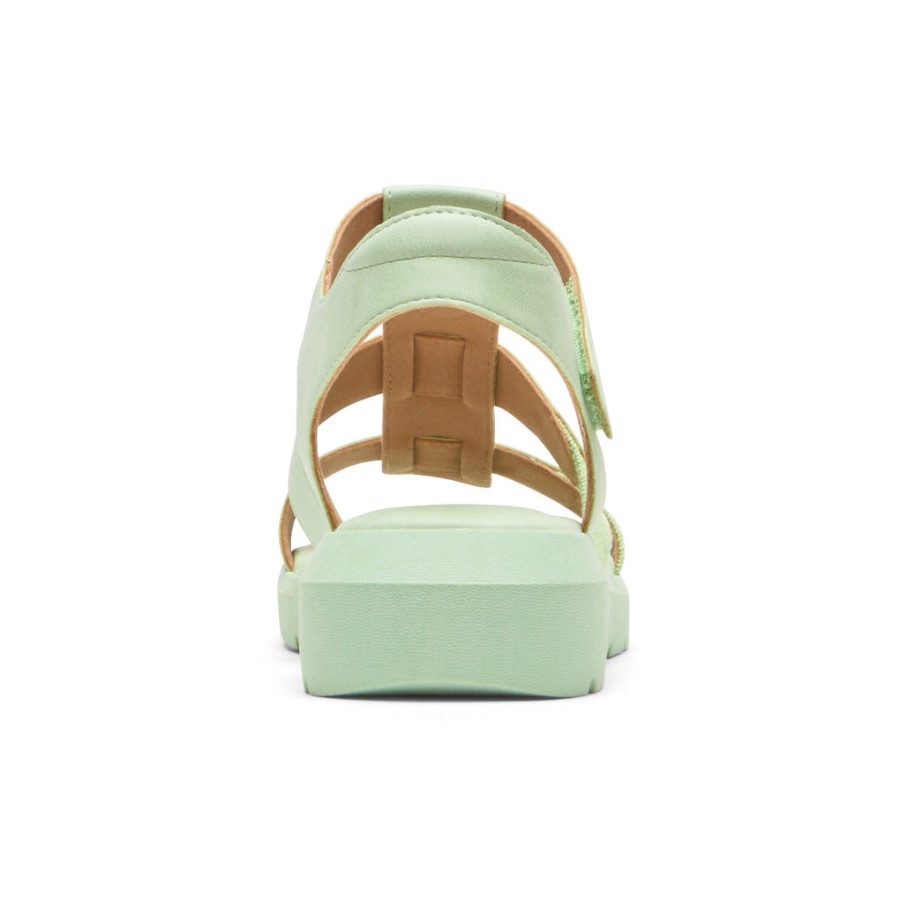 Rockport Women's Abbie T-Strap Sandal Celery