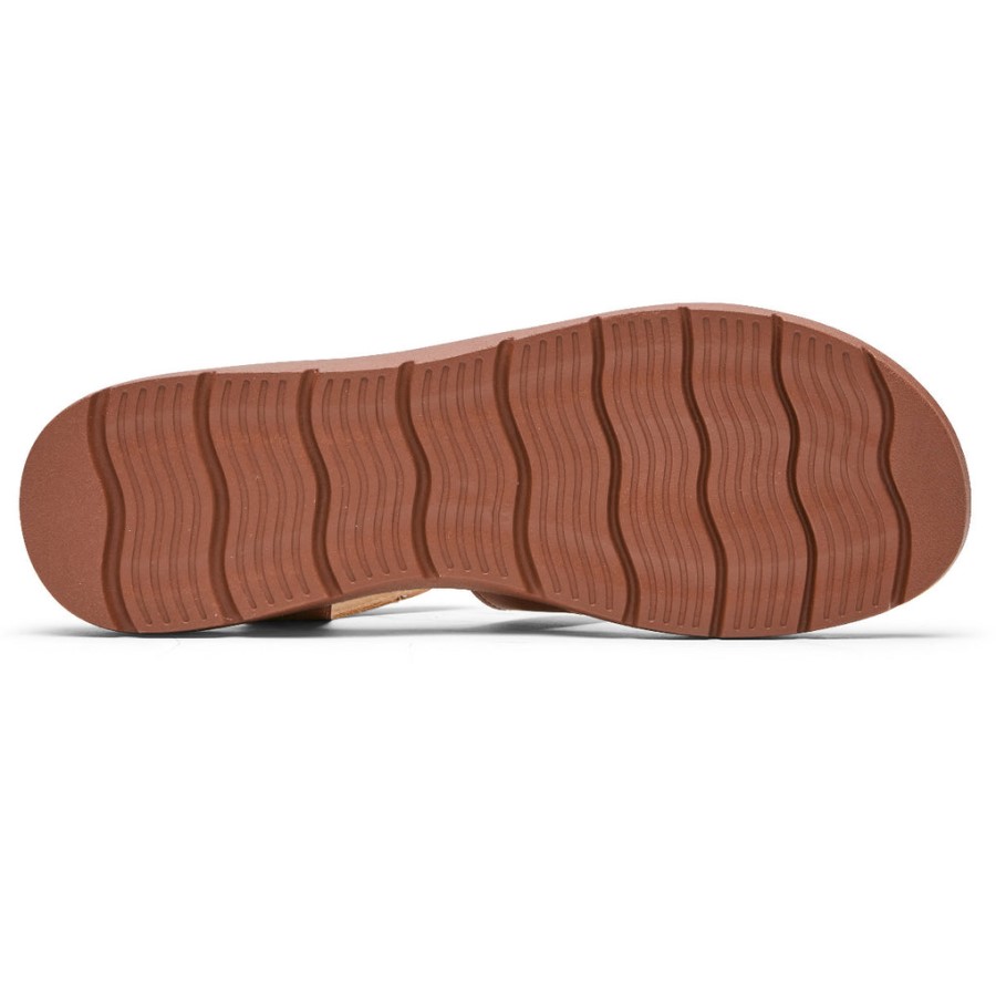 Rockport Women's Abbie T-Strap Sandal Picante