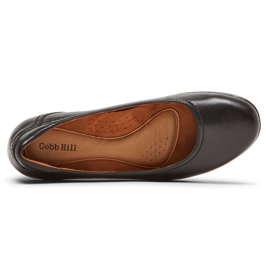 Rockport Women's Adaline Heel Black Leather