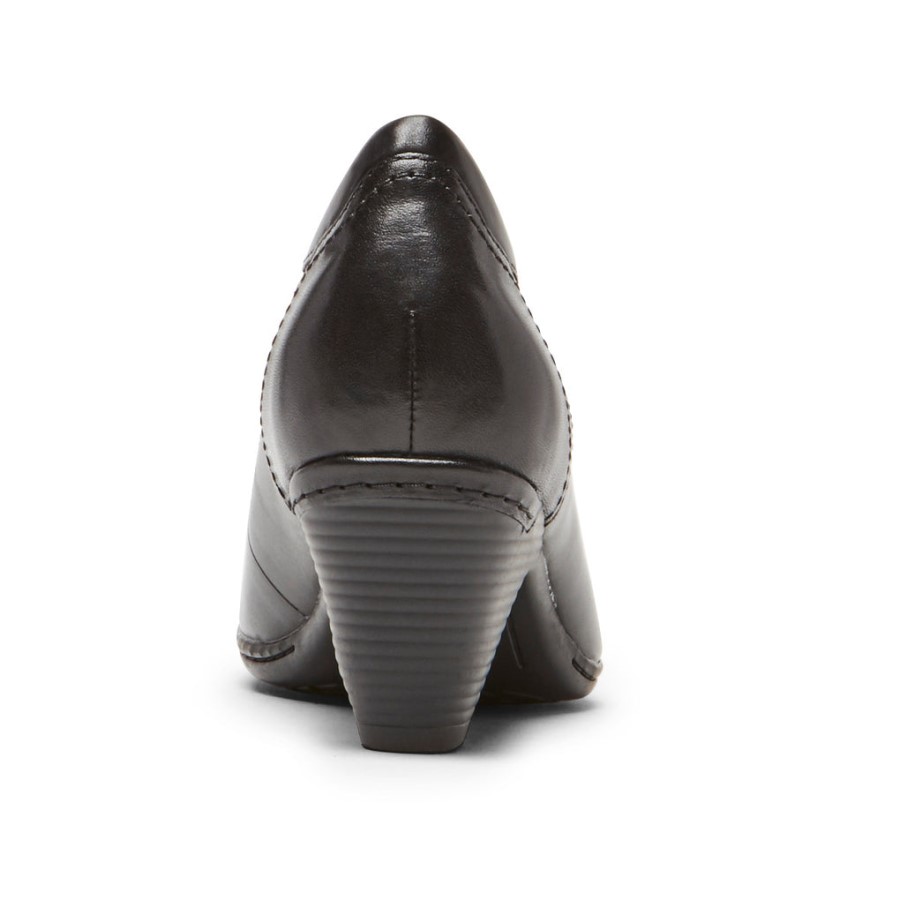 Rockport Women's Adaline Heel Black Leather