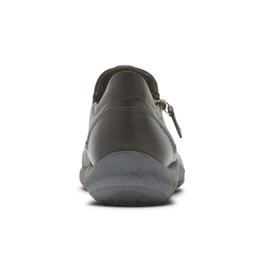 Rockport Women's Amalie Zipper Slip-On Black
