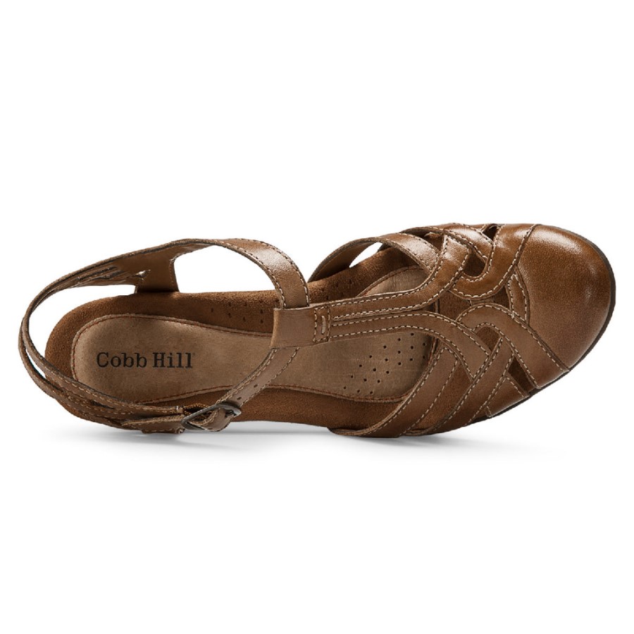 Rockport Women's Aubrey T-Strap Tan