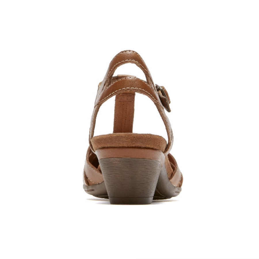 Rockport Women's Aubrey T-Strap Tan
