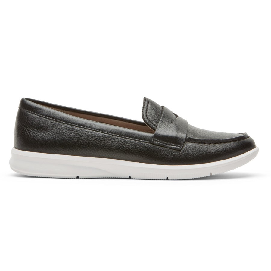 Rockport Women's Ayva Washable Penny Loafer Black
