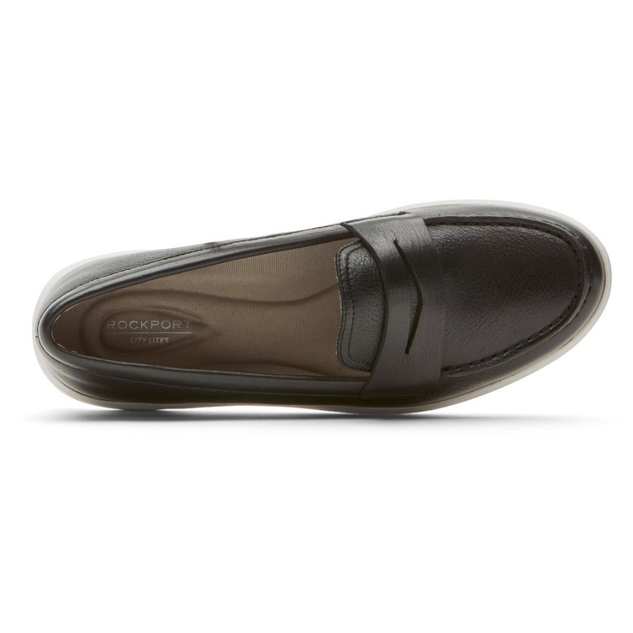 Rockport Women's Ayva Washable Penny Loafer Black