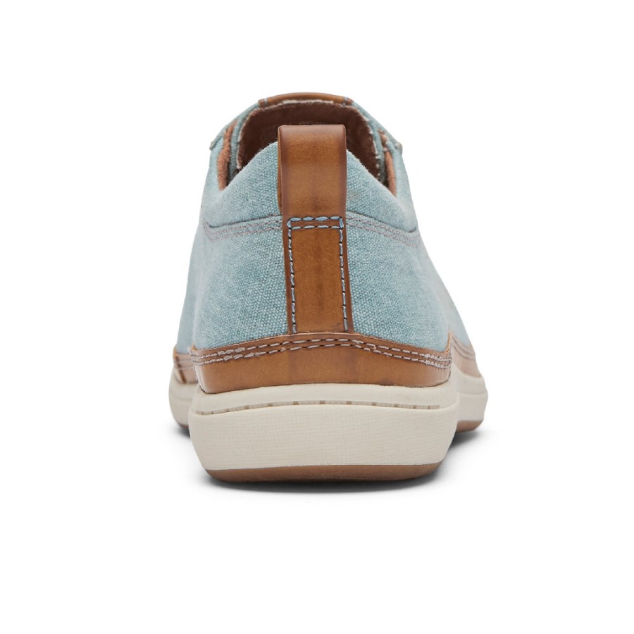Rockport Women's Bailee Sneaker Mineral Blue Canvas