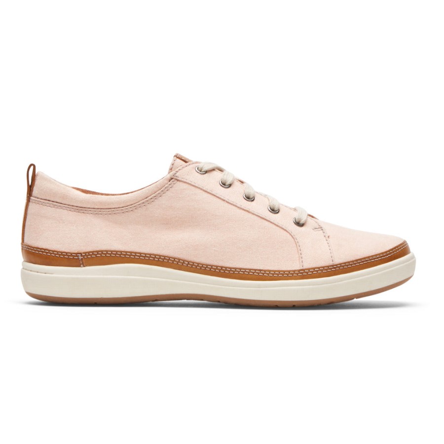 Rockport Women's Bailee Sneaker Pink Canvas
