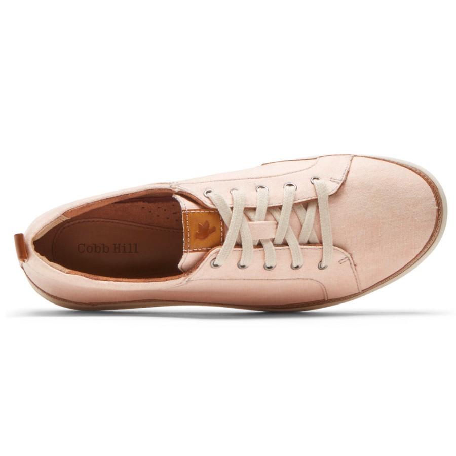 Rockport Women's Bailee Sneaker Pink Canvas
