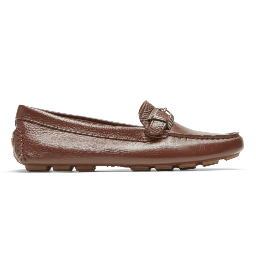 Rockport Women's Bayview Buckle Loafer Bourbon
